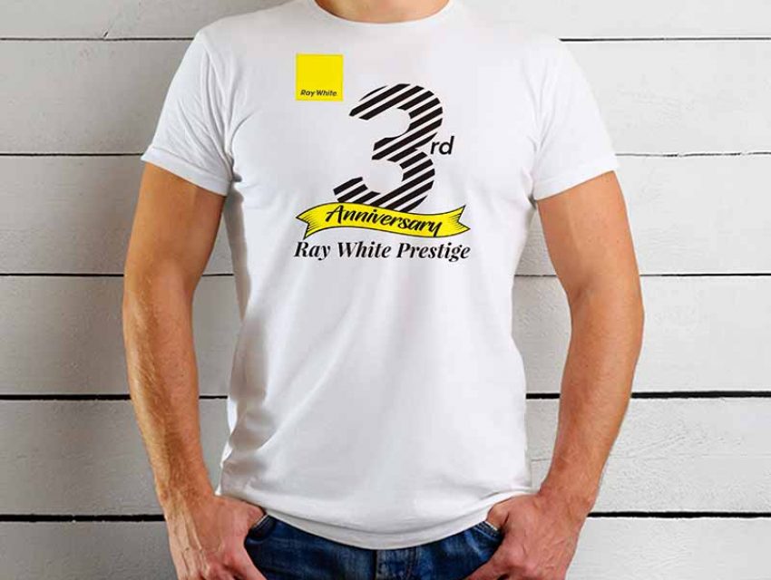 tShirt RayWhite 3rd Anniv